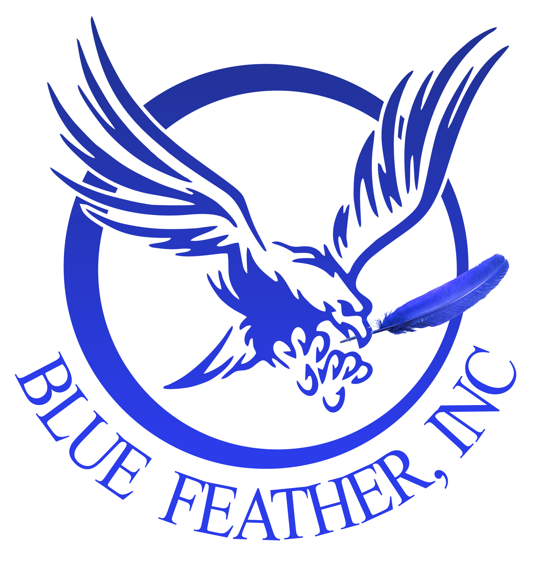 Blue Feather Logo